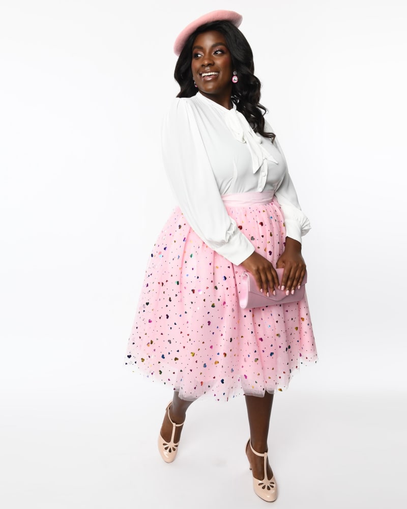 Swing skirt plus size top